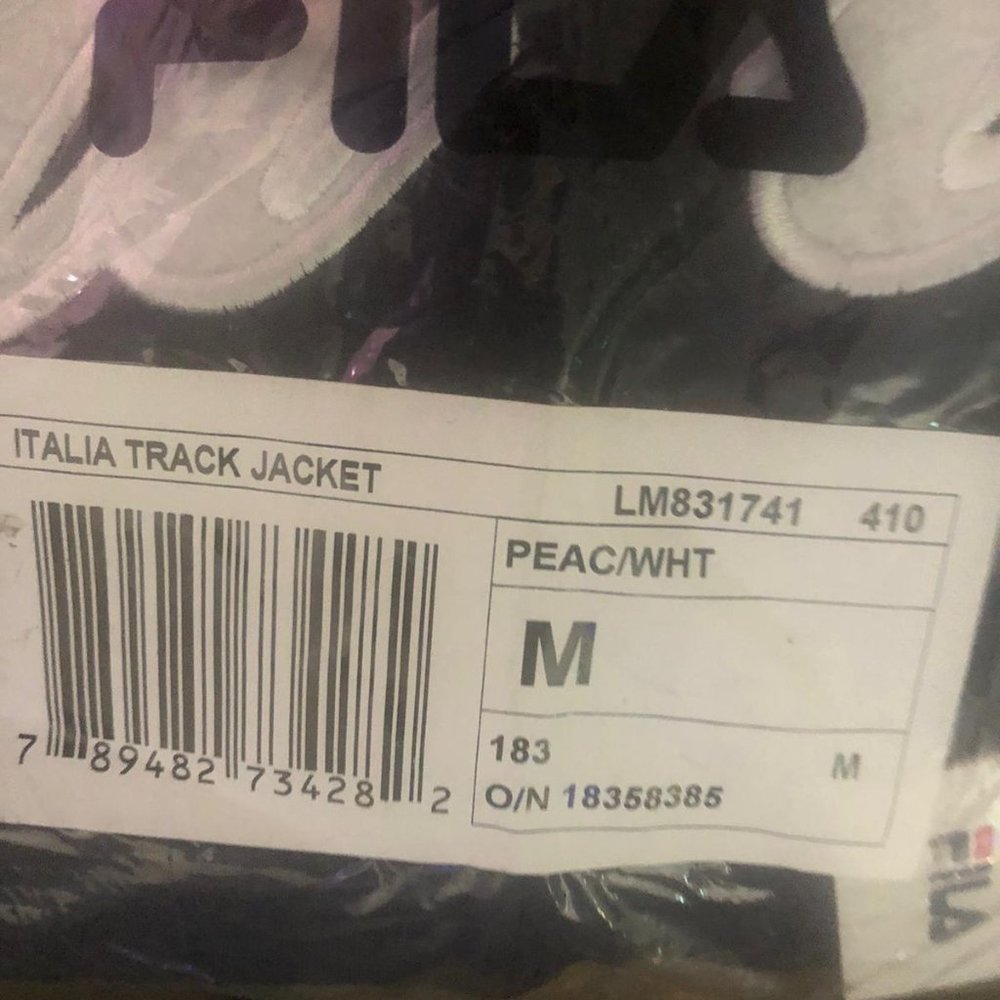 Fila Italia Zipup Fleece Blue Men SZ M